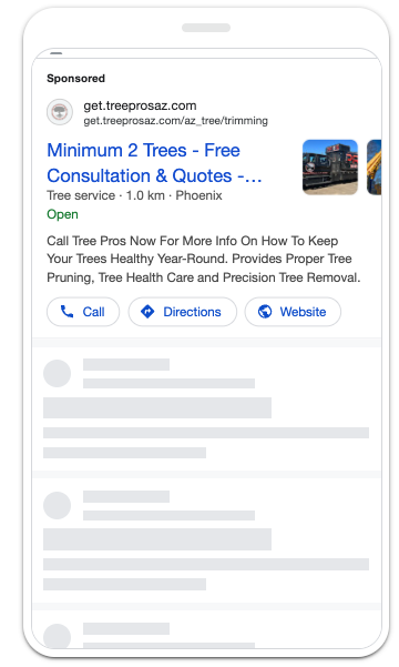 Tree Pros Google Ads V2